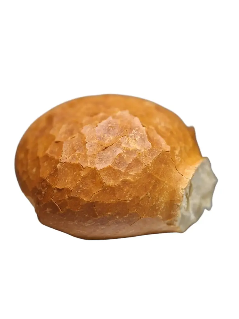 wit brood klein rond